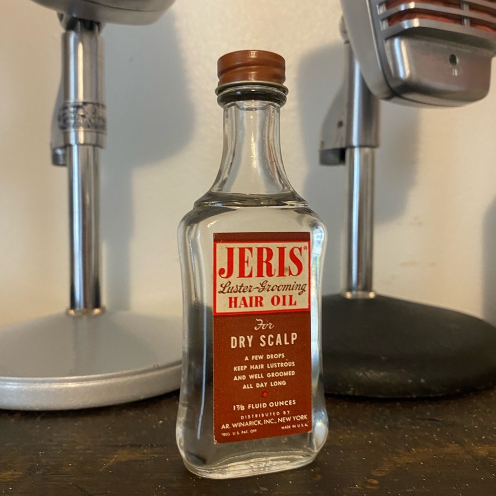 Vintage Jeris Hair Oil Bottle